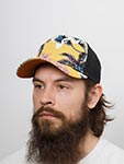 Бейсболка DJINNS арт. HFT Aloha Classic (желтый / черный)